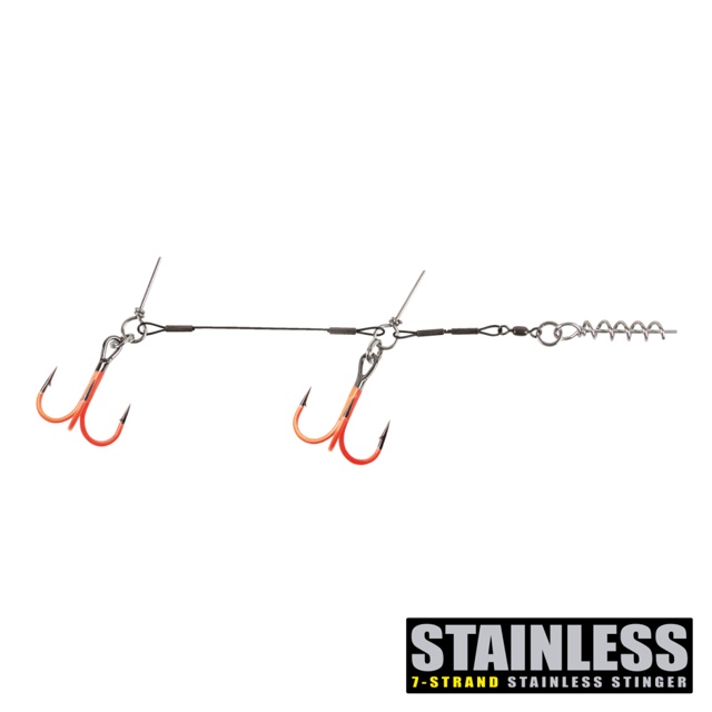 CWC PRO UV Orange Stinger, SS 60lb Junior Tandem 1
