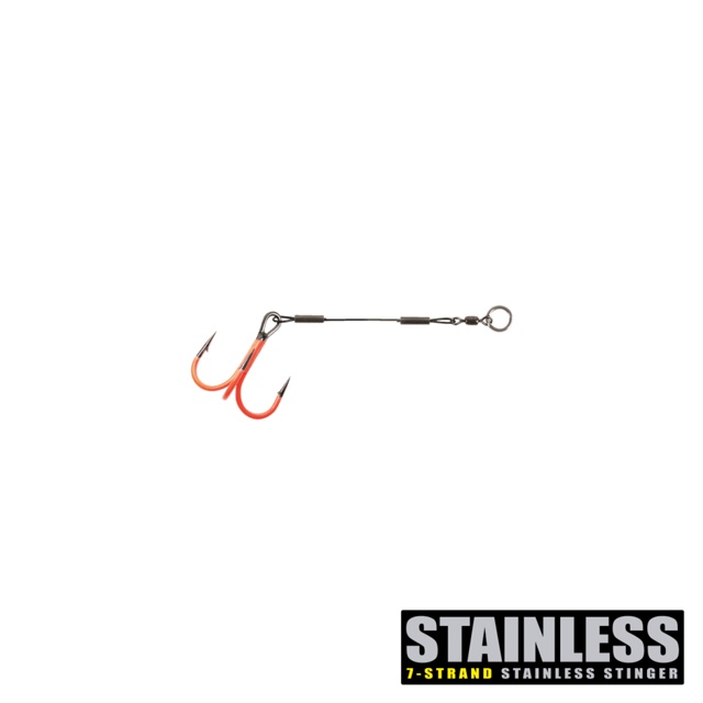 CWC PRO UV Orange Stinger, SS 40lb Nano Single 2 - 2pcs