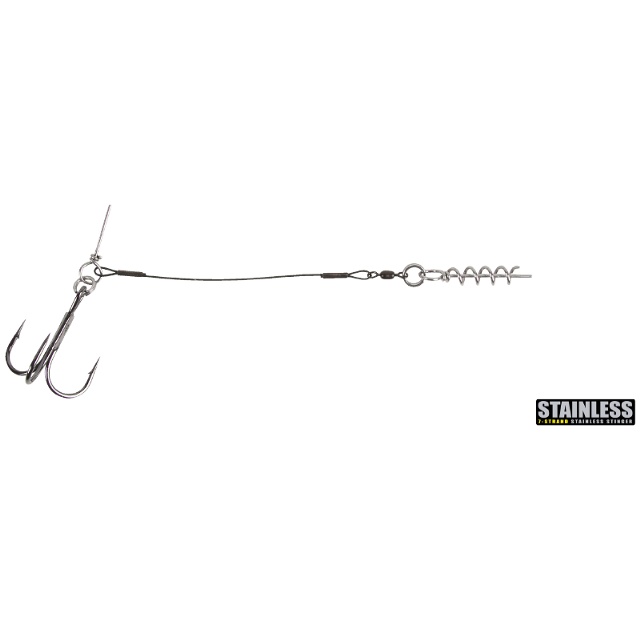 CWC PRO Stinger, SS 60lb Junior Single 1/0