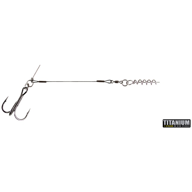CWC Titanium Stinger, 50lb Junior Single 1/0
