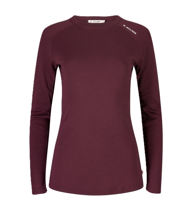 Aclima® WarmWool Crewneck - Fig - Dam