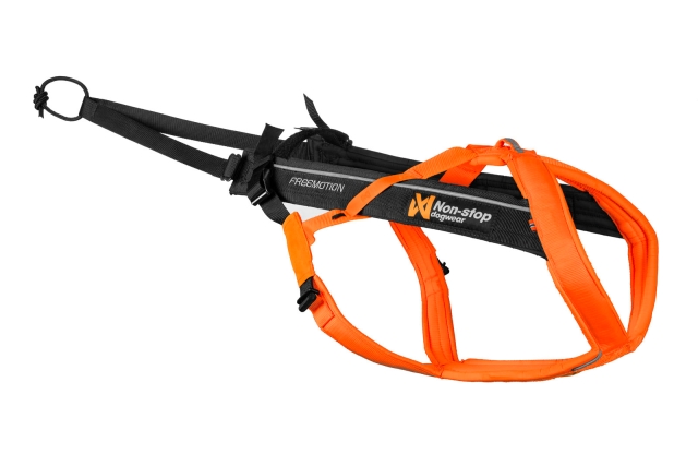 Freemotion Zuggeschirr 5.0 Schwarz/Orange