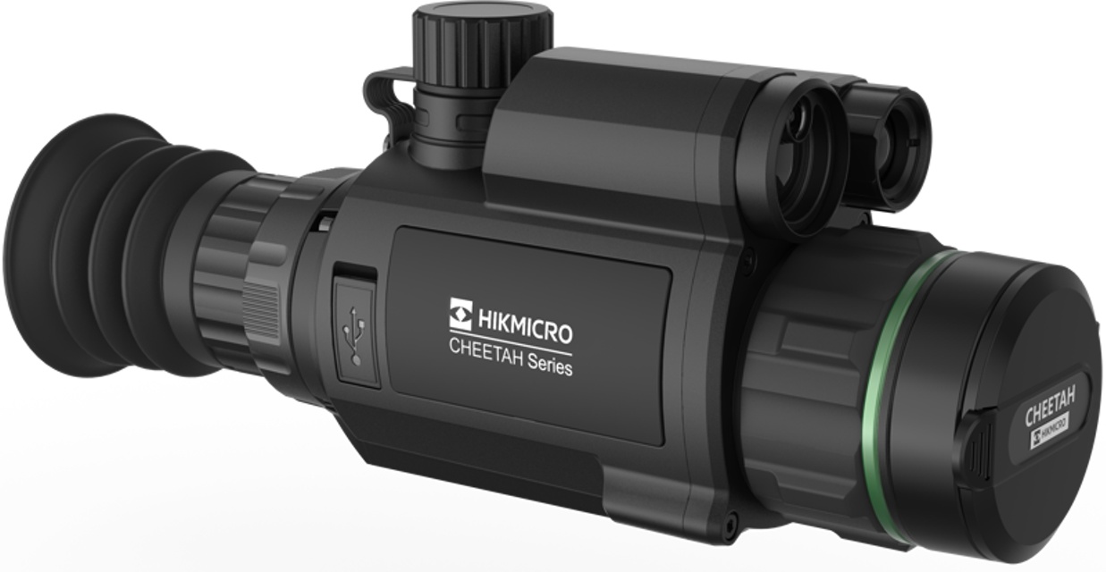 Hikmicro Cheetah C32F-SN IR-sigte - komplet sæt med 940 nm-lampe og skinnebeslag
