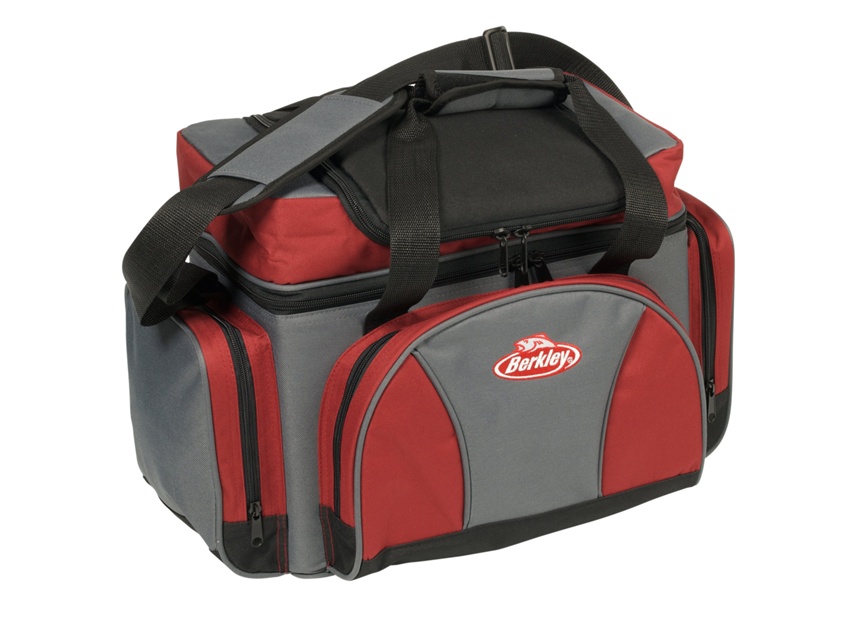 Berkley® Betesväska L - inkl. 4 askar - vinröd/svart,kylfack