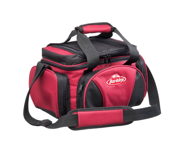 Berkley® Lure bag L – incl. 4 boxes – burgundy/black, cooler compartment