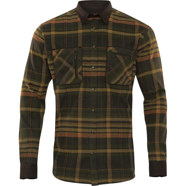 Härkila® Pajala Skjorta - Green/Brown