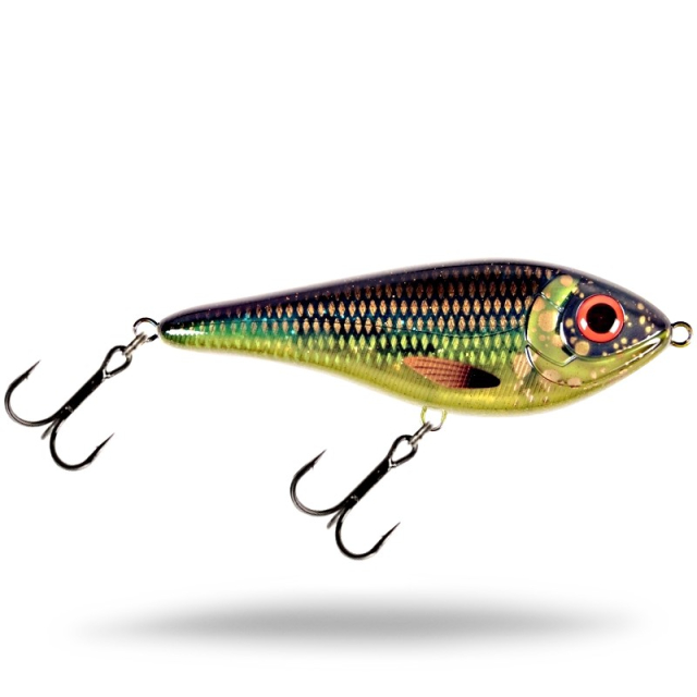 Buster Swim, slow sink, 13cm, 65g - Acid Roach