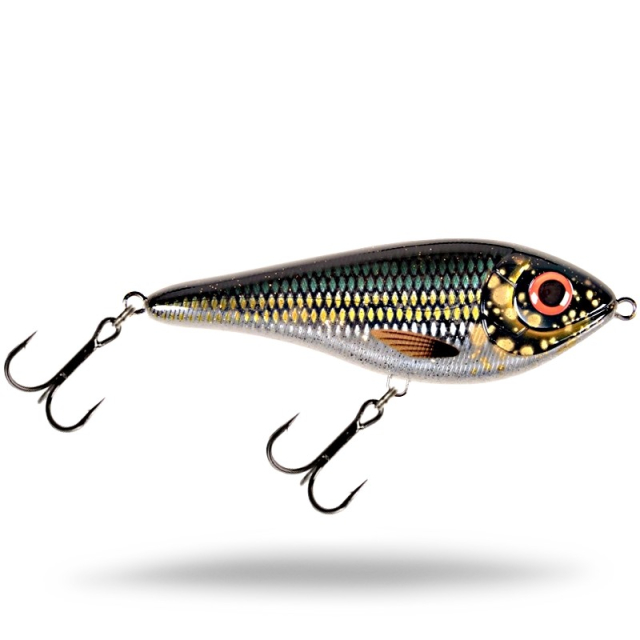 Buster Swim, slow sink, 13cm, 65g - Gold Miner