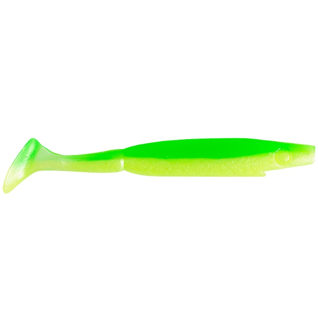 Piglet Shad, 8,5cm, 4g - Limetreuse - 8pcs