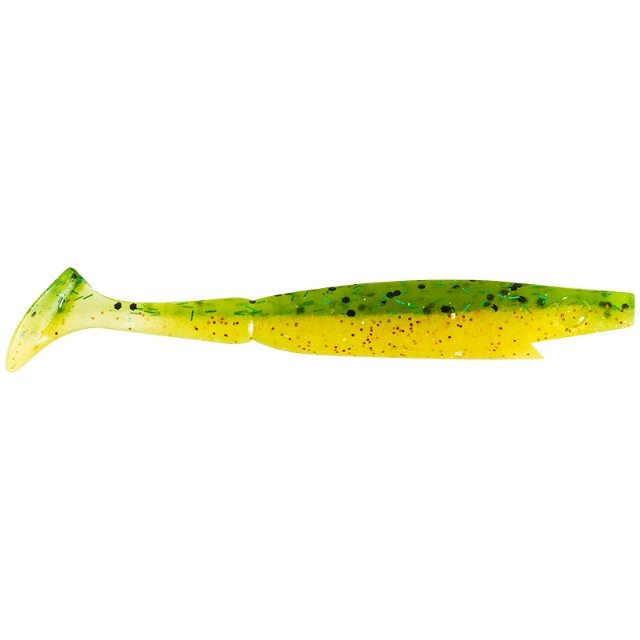 Piglet Shad, 8,5cm, 4g - Fire perch - 8pcs