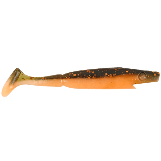 Piglet Shad, 8,5cm, 4g - Black Pumpkin - 8pcs