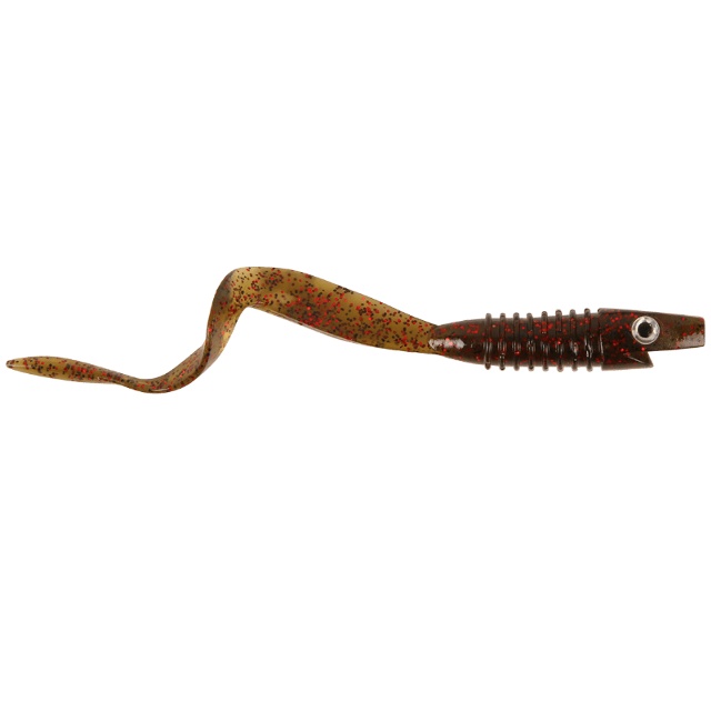 Pigster Tail, 12cm, 5g - Watermelon Red Flake - 10pcs