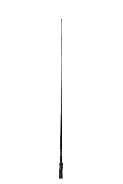 Teleskopantenn 155 MHz Svart SMA-Hane