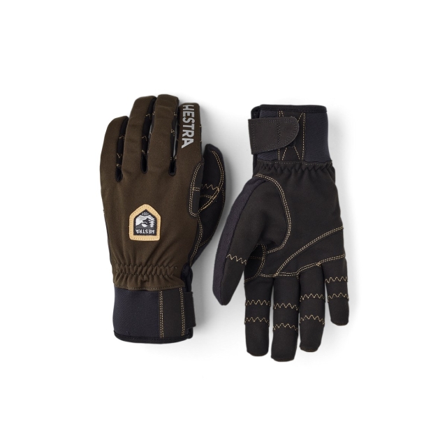 Hestra Biathlon Trigger Comp - 5-fingerhandske - Dark forest