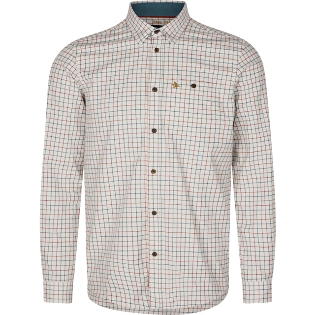 Seeland® Oxford Skytteskjorta Grape Leaf/Terracotta Check