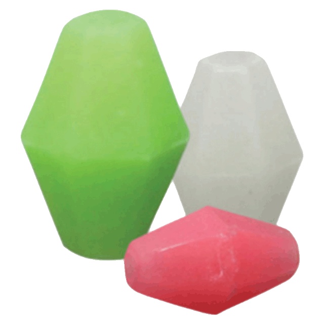 Owner Beads 4mm, Glow/White, Soft - 24pcs