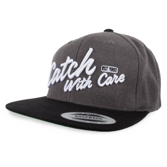 CWC Snapback Cap, Gray / Black CWC Text