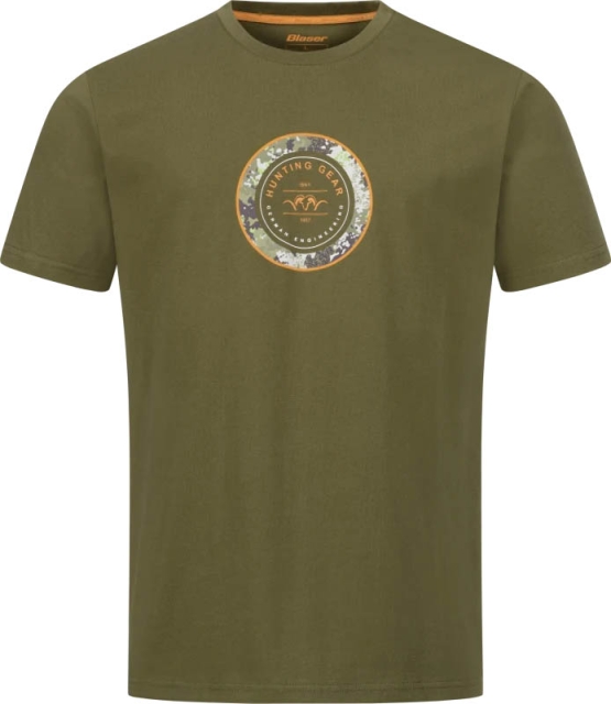 Blaser Ring T 26 T-Shirt Argali Herr | Olivgrön