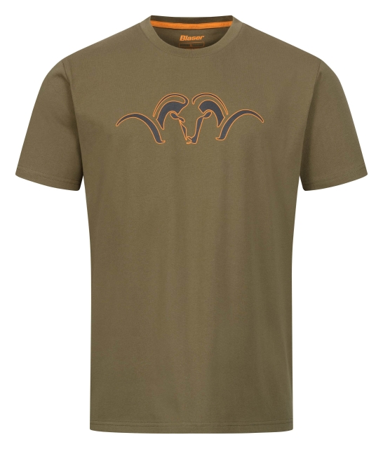 Blaser Outline T 26 T-Shirt Argali Herr | Grön/kaper