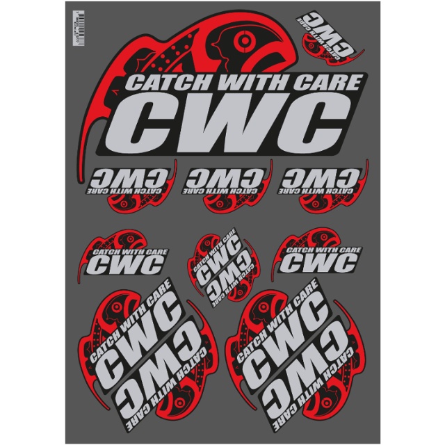 CWC Sticker Kit 2, Catch with Care - A4