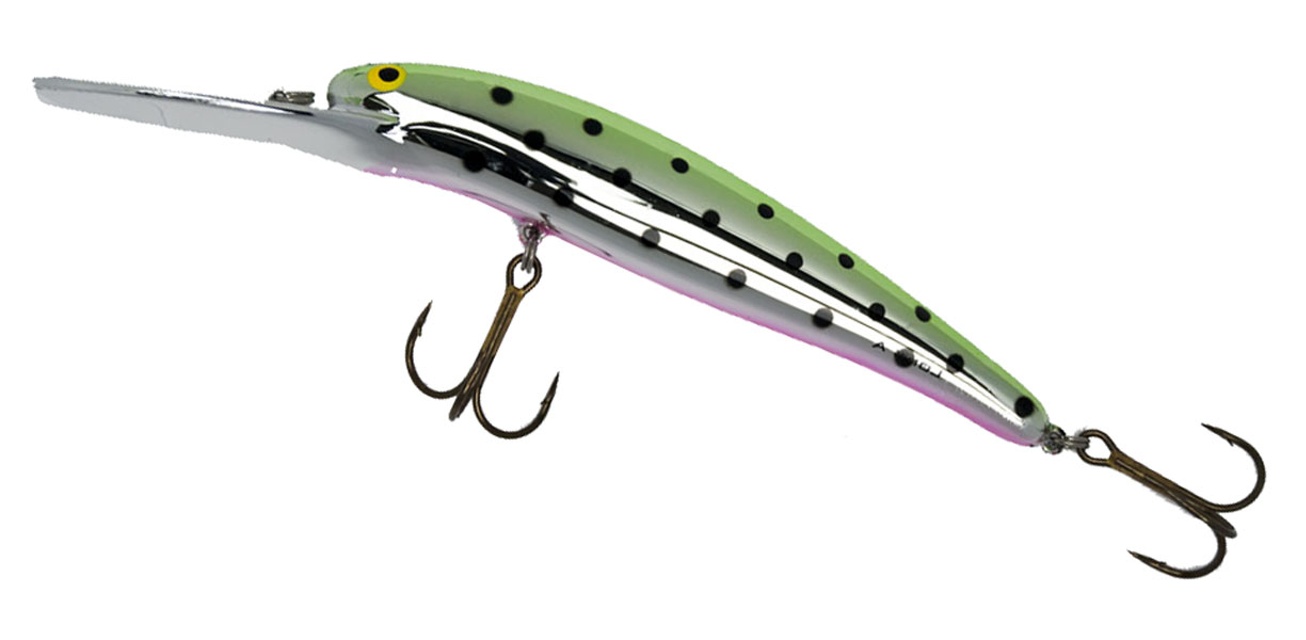 Chrome Green Back Pink Belly