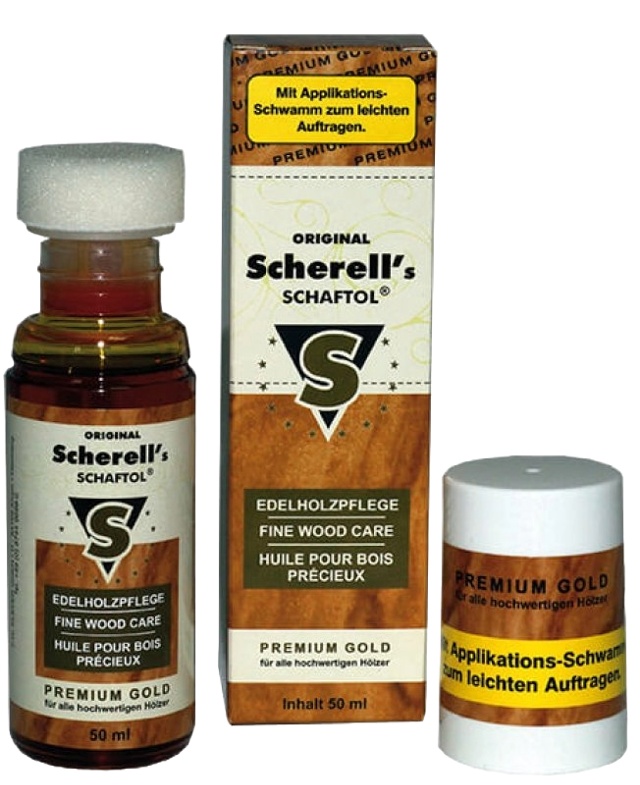 Ballistol Scherell´s SCHAFTOL Premium Gold stockolja 50 ml