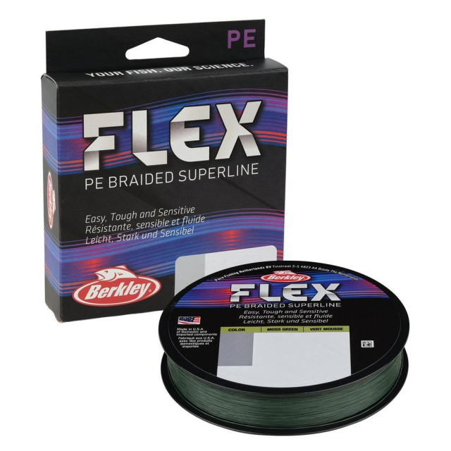 Berkley® Flex Braid 135m - Moss Green
