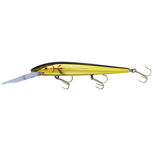 Cotton Cordell® Deep Diving Red Fin - #2/0 -18g 14cm - Gold Black