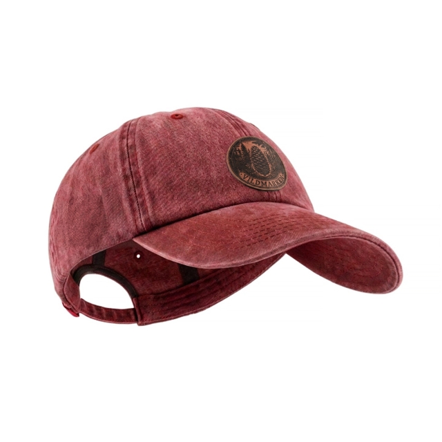 Vintage Washed Dad Cap - Pinecone - Red
