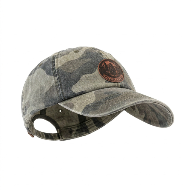 Vintage Washed Dad Cap - Pinecone - Camo