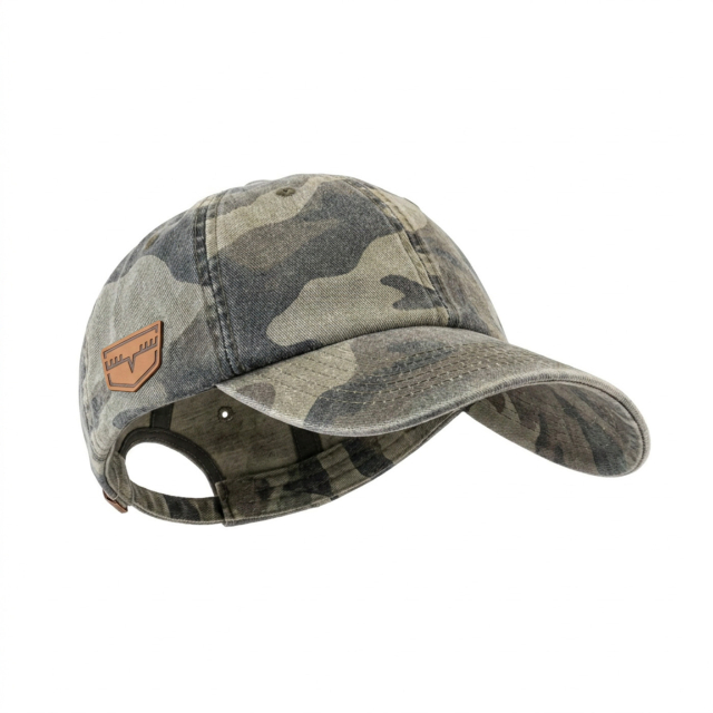 Vintage Washed Dad Cap - Camo