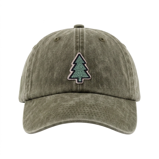 Fichte - Vintage Washed Dad Cap - Grün