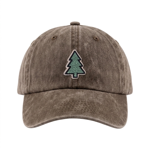 Fichte - Vintage Washed Dad Cap - Braun