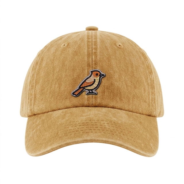 Unglückshäher - Vintage Washed Dad Cap - Gelb