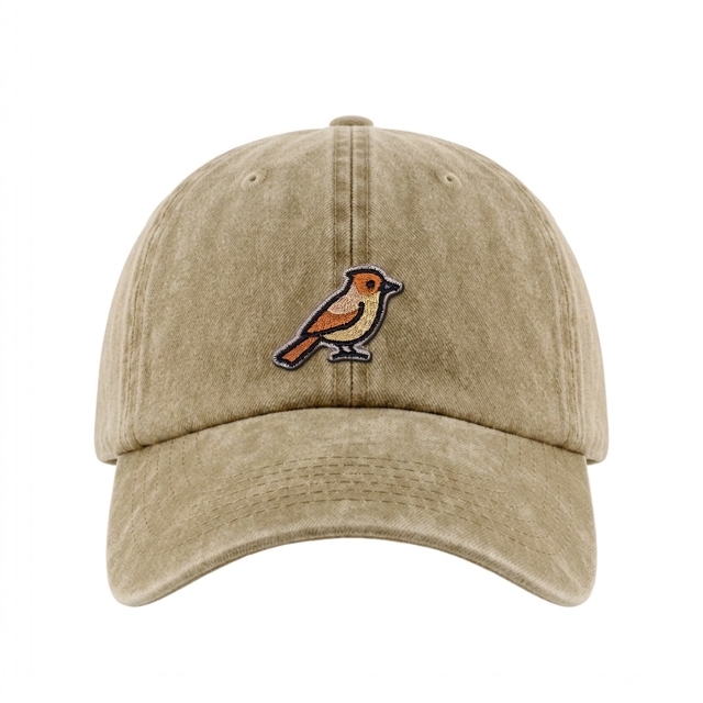 Unglückshäher - Vintage Washed Dad Cap - Sand