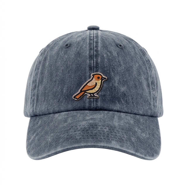 Unglückshäher - Vintage Washed Dad Cap - Blau