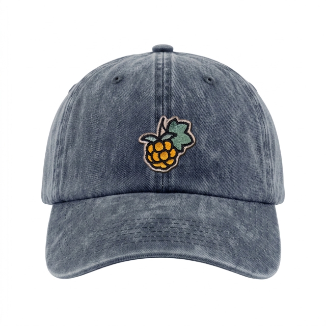 Moltebeere - Vintage Washed Dad Cap - Blau