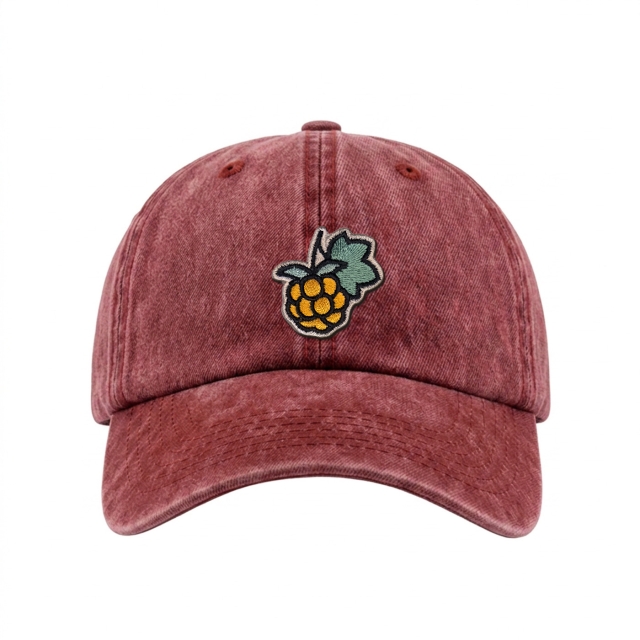 Moltebeere - Vintage Washed Dad Cap - Rot