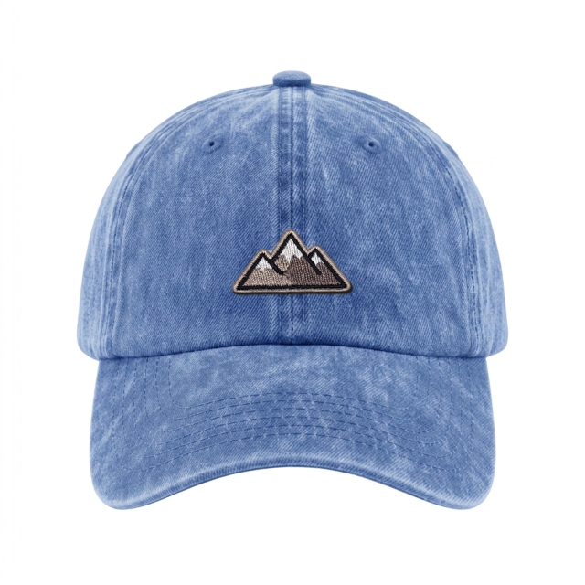 Fjäll - Vintage Washed Dad Cap - Klarblau