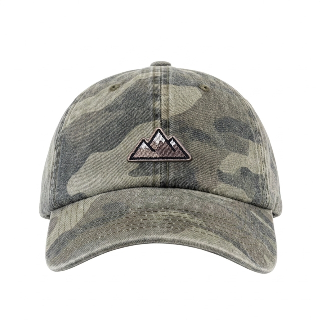 Fjäll - Vintage Washed Dad Cap - Camo