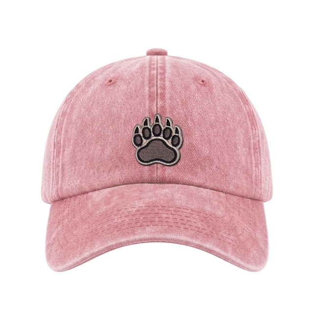 Bärentatze - Vintage Washed Dad Cap - Rosa