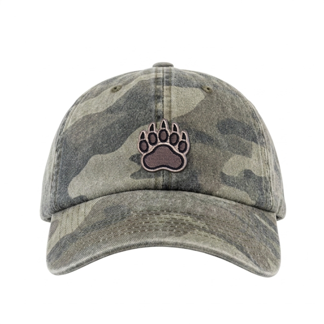 Bärentatze - Vintage Washed Dad Cap - Camo