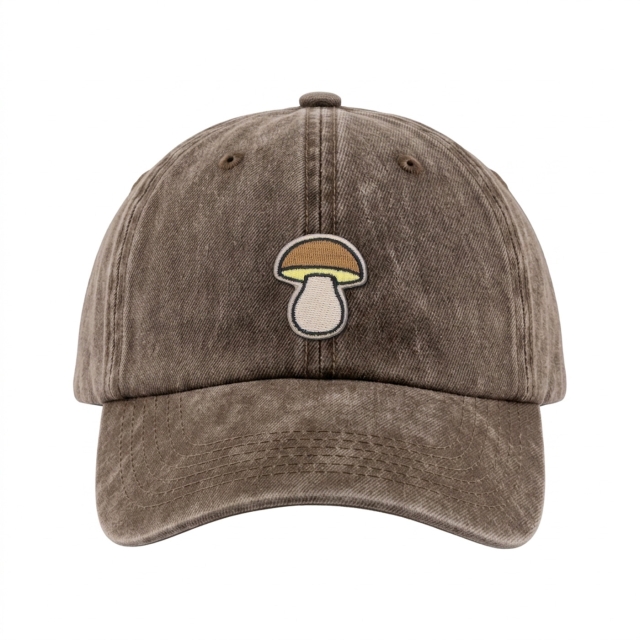 Herkkutatti - Vintage Washed Dad Cap - Ruskea