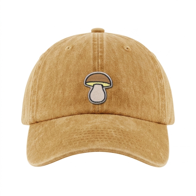 Herkkutatti - Vintage Washed Dad Cap - Keltainen