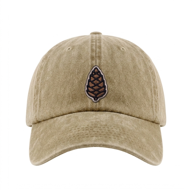 Kleiner Zapfen - Vintage Washed Dad Cap - Sand