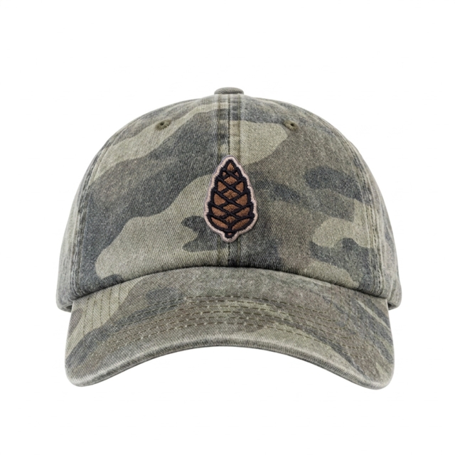 Kleiner Zapfen - Vintage Washed Dad Cap - Camo