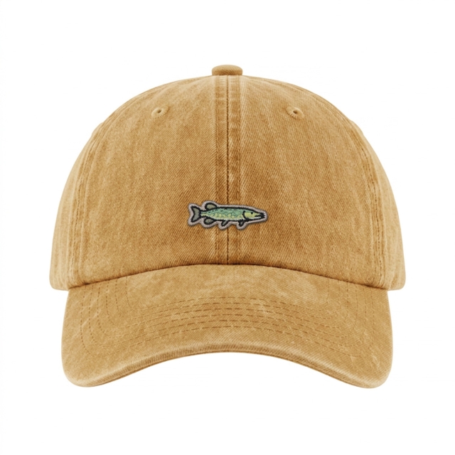 Hauki - Vintage Washed Dad Cap - Keltainen