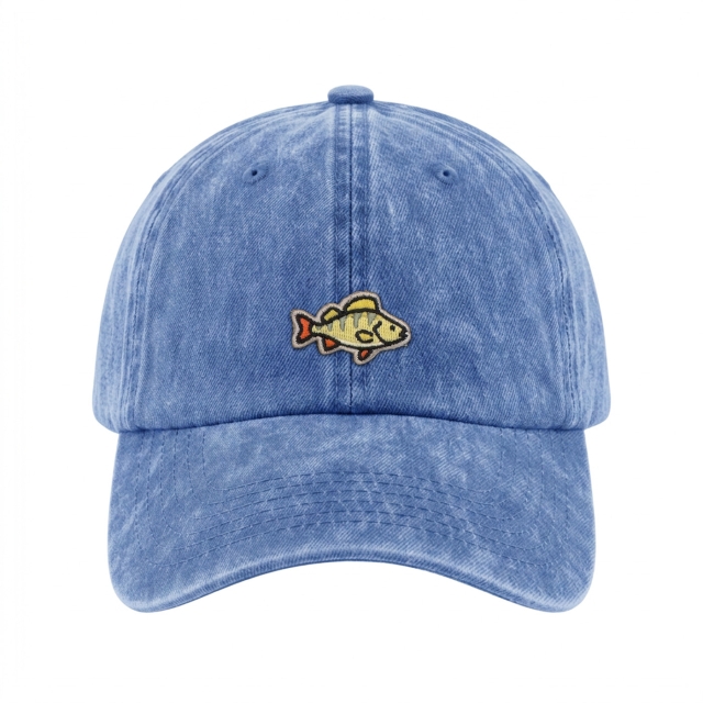 Ahven - Vintage Washed Dad Cap - Kirkkaansininen