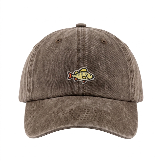 Ahven - Vintage Washed Dad Cap - Ruskea