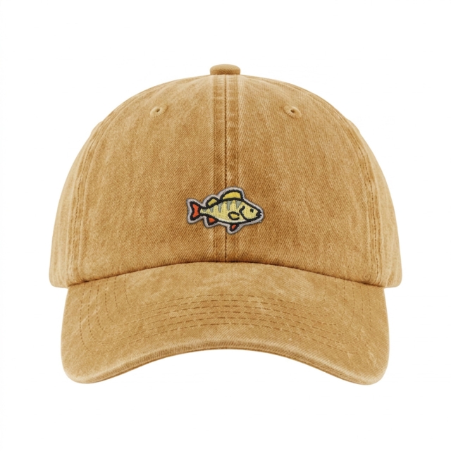 Ahven - Vintage Washed Dad Cap - Keltainen